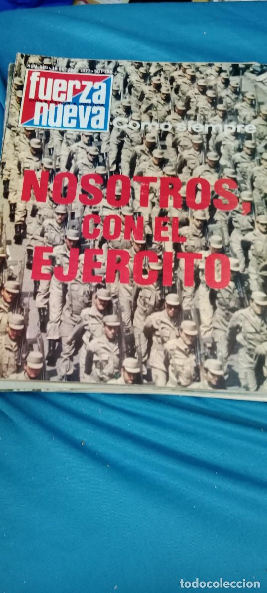 Coleccionismo de Revistas y Peri&oacute;dicos: REVISTA FUERZA NUEVA NUM 560 OCTUBRE 1977 NOSOTROS CON EL EJ&Eacute;RCITO E-ABU