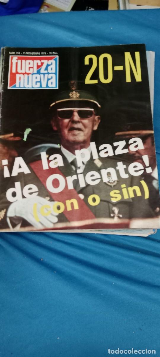 Coleccionismo de Revistas y Peri&oacute;dicos: REVISTA FUERZA NUEVA N&deg; 514: 20-N, &iexcl;A LA PLAZA DE ORIENTE! (13 NOVIEMBRE 1976) FRANCO . E-ABU