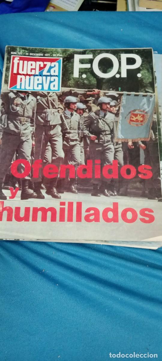 Coleccionismo de Revistas y Peri&oacute;dicos: REVISTA FUERZA NUEVA N&ordm; 572 Diciembre 1977 OFENDIDOS Y HUMILLADOS E-ABU