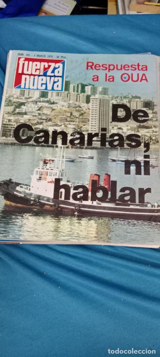 Coleccionismo de Revistas y Peri&oacute;dicos: Revista FUERZA NUEVA N 582. , 4 de marzo 1978 RESPUESTA A LA OUA, ...DE CANARIAS NI HABLAR E-ABU