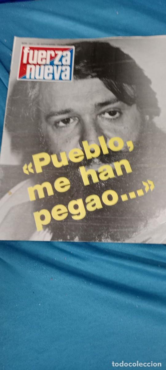 Coleccionismo de Revistas y Peri&oacute;dicos: REVISTA FUERZA NUEVA PUEBLO ME HAN PEGAO E-ABU