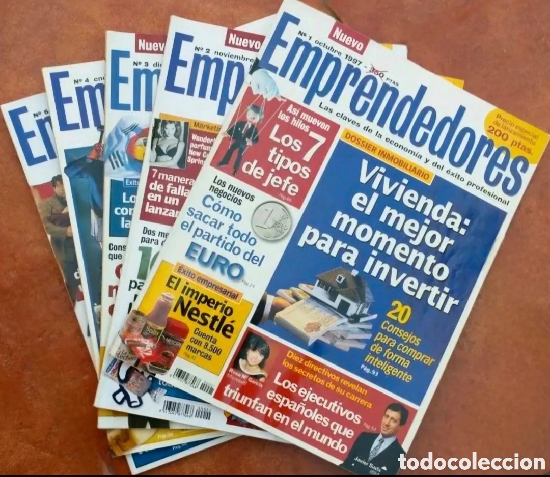 Coleccionismo de Revistas y Peri&oacute;dicos: Colecci&oacute;n 174 revistas &rdquo;Emprendedores&rdquo;