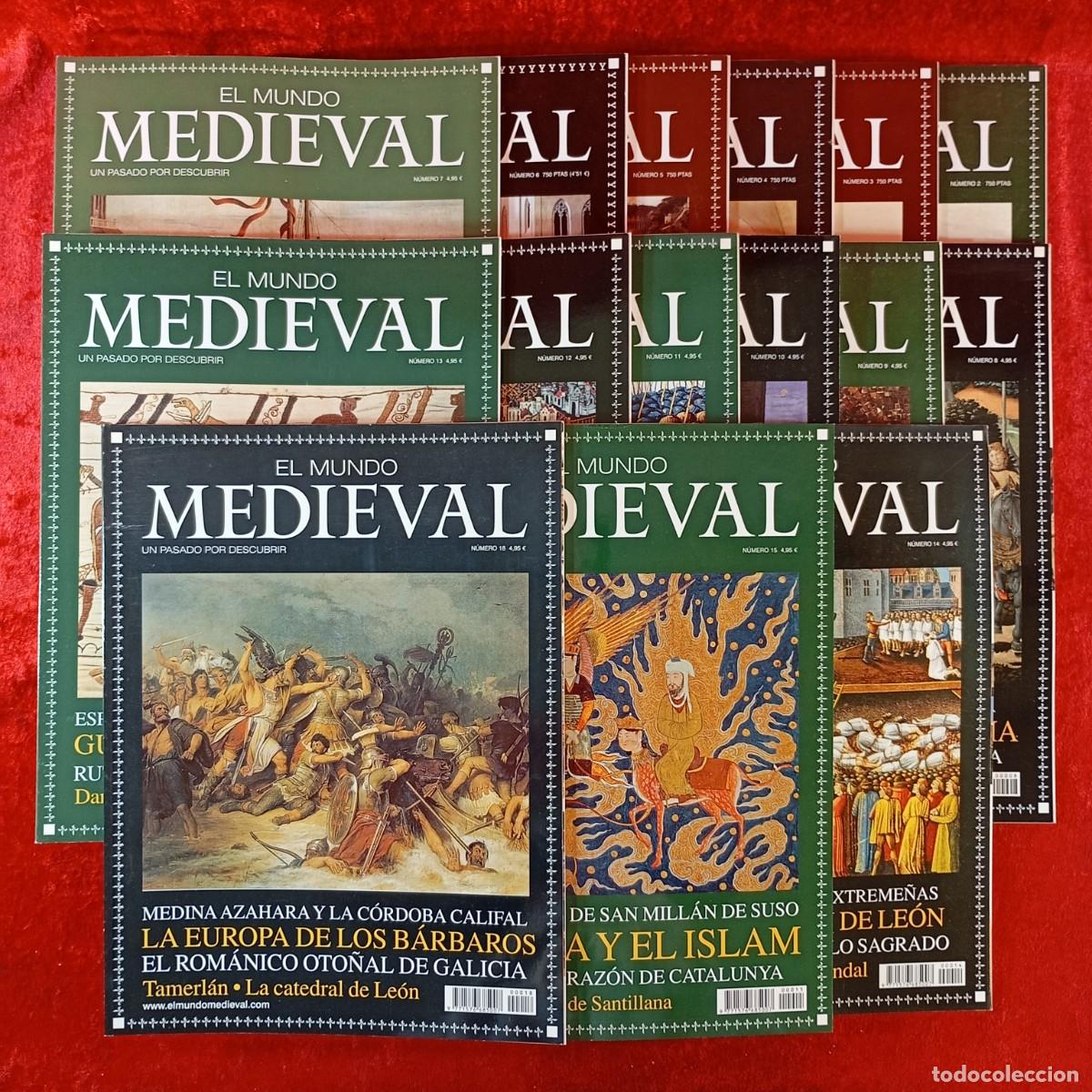 Coleccionismo de Revistas y Peri&oacute;dicos: EL MUNDO MEDIEVAL - UN PASADO POR DESCUBRIR - LOTE 15 REVISTAS - VER N&Uacute;MEROS EN FOTOS / 655