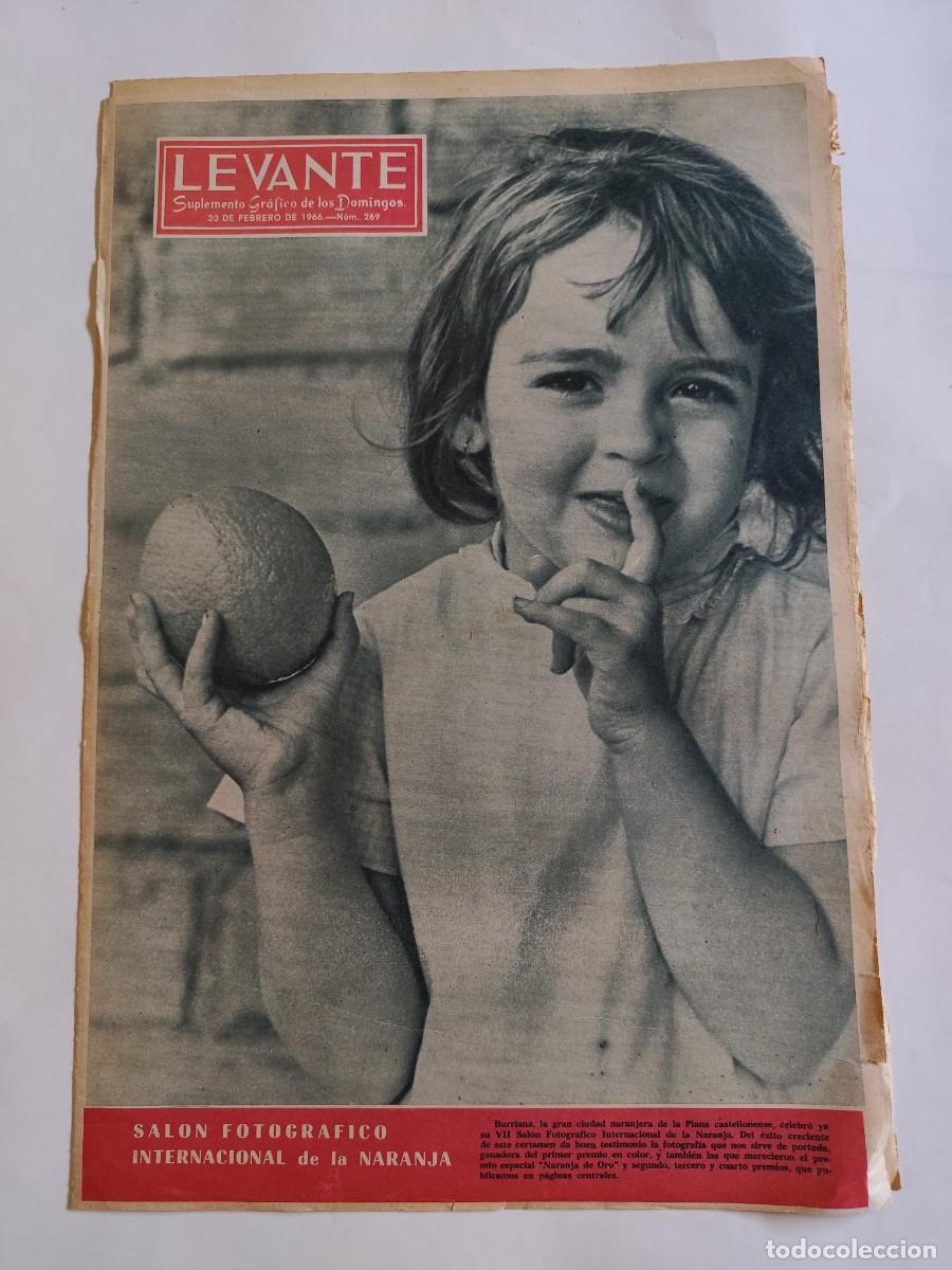 Sammeln von Zeitschriften und Zeitungen: REVISTA LEVANTE 1966 SALON FOTOGRAFICO INTERNACIONAL DE LA NARANJA, JAVEA HIJA DE LA PIEDRA