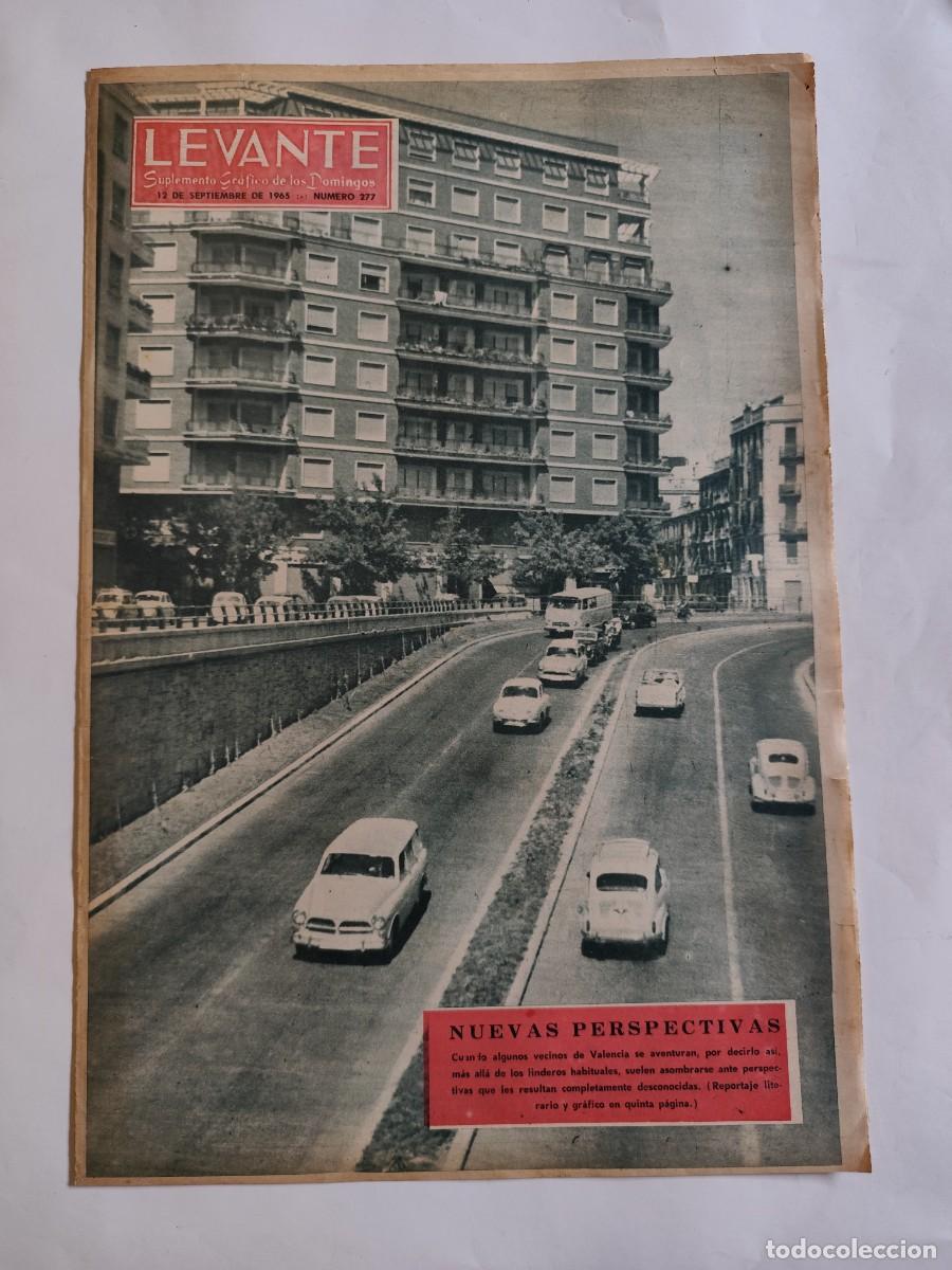 Coleccionismo de Revistas y Peri&oacute;dicos: REVISTA LEVANTE 1965 NUEVAS PERSPECTIVAS VALENCIA, HOJAS DE ANONA EN AYORA CASA DE PI