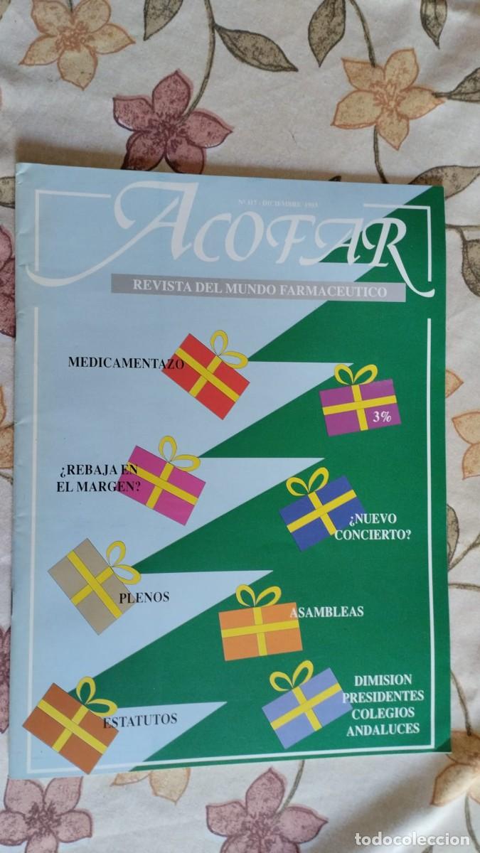 Coleccionismo de Revistas y Peri&oacute;dicos: REVISTA ACOFAR n&ordm; 317 - diciembre 1993