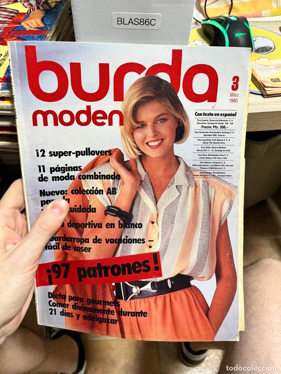 Coleccionismo de Revistas y Peri&oacute;dicos: BLAS86C reviata burda moden Con texto en espa&ntilde;ol 3-1985