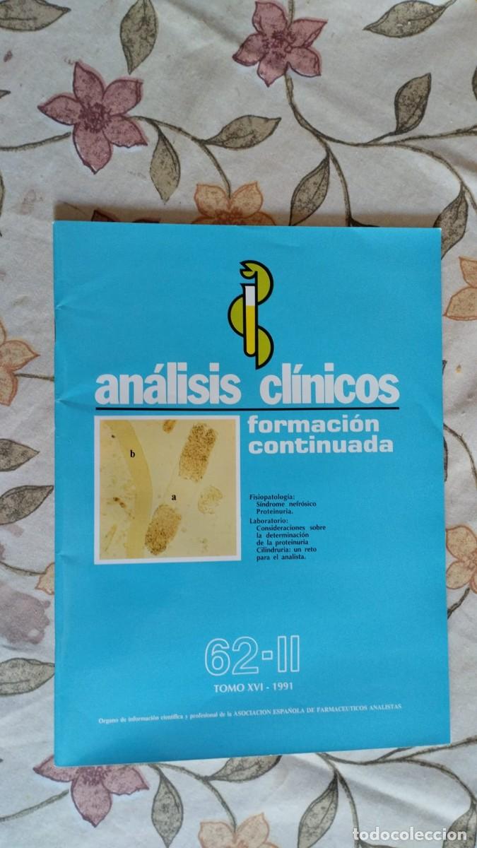 Coleccionismo de Revistas y Peri&oacute;dicos: REVISTA ANALISIS CLINICOS - 62-II // 1991 tomo XVI