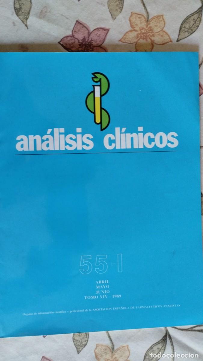 Coleccionismo de Revistas y Peri&oacute;dicos: REVISTA ANALISIS CLINICOS - 55-I // 1989 tomo XIV