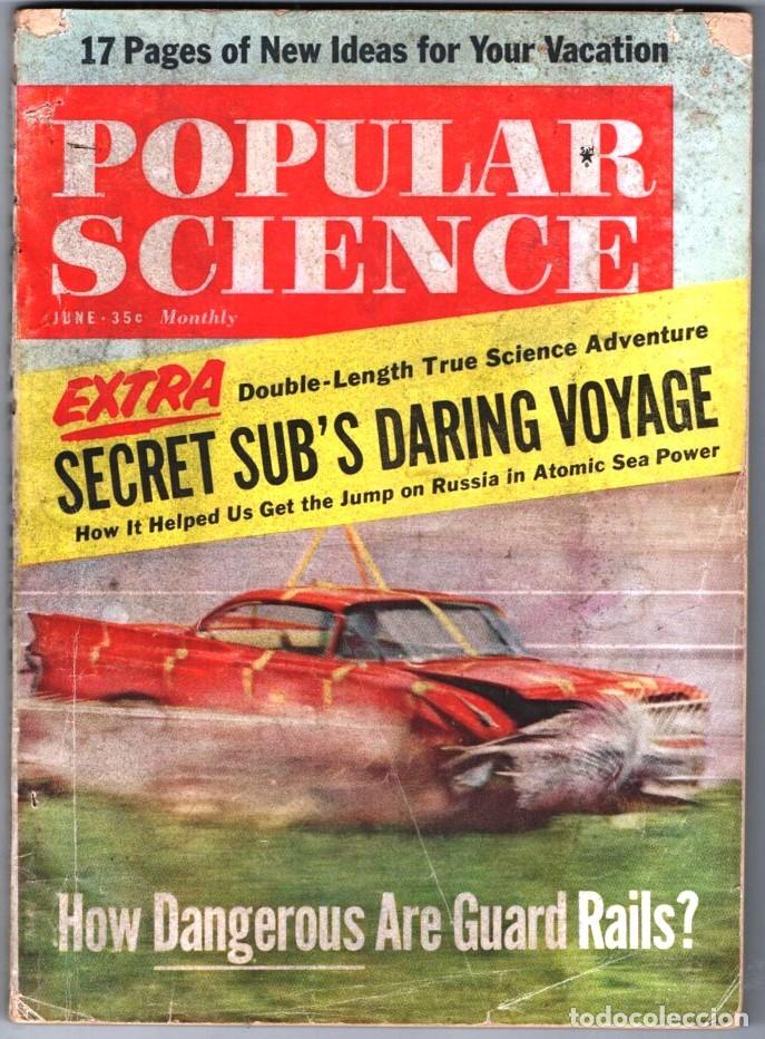 Collectionnisme de Revues et Journaux: 1961 JUNIO POPULAR SCIENCE WEAPONS OF THE CIVIL WAR-HOUND DOG STREAKS TO TARGET GUIDED 236 P INGLES