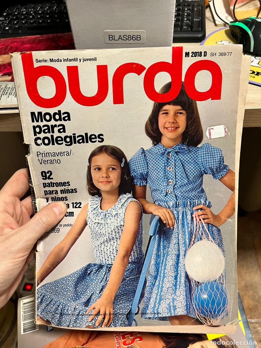 Sammeln von Zeitschriften und Zeitungen: BLAS86B &ndash; Burda Moda para colegiales, Primavera/Verano. Serie infantil y juvenil, 92 patrones.