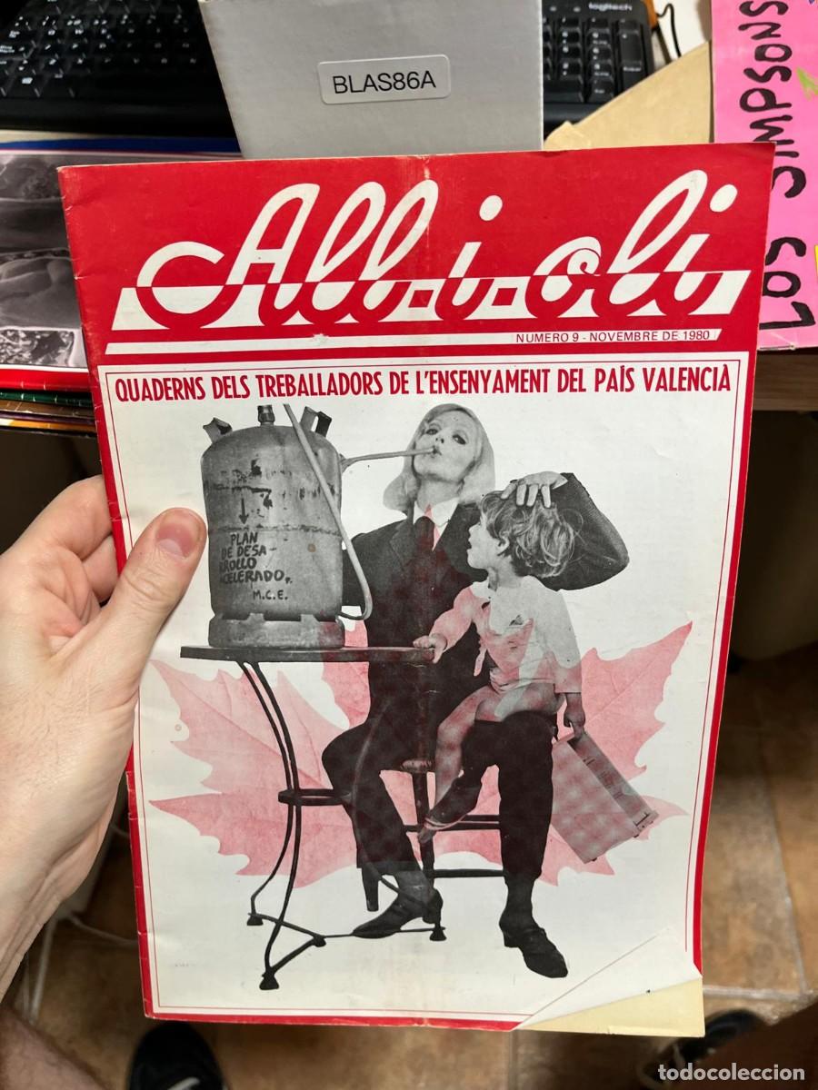 Coleccionismo de Revistas y Peri&oacute;dicos: BLAS86A &ndash; Allioli n&ordm; 9, noviembre 1980. all i oli