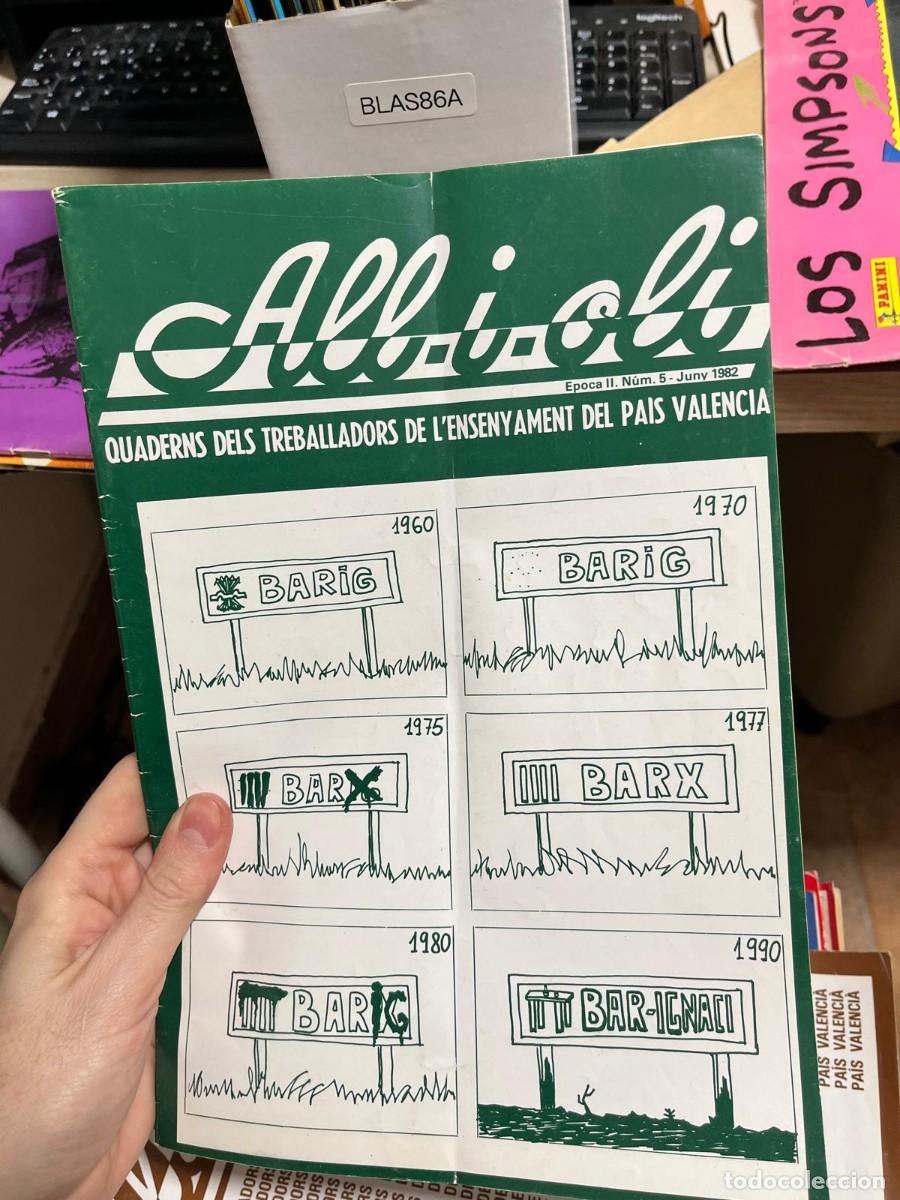 Coleccionismo de Revistas y Peri&oacute;dicos: BLAS86A &ndash; Allioli, &Eacute;poca II n&ordm; 5, junio 1982.. all i oli