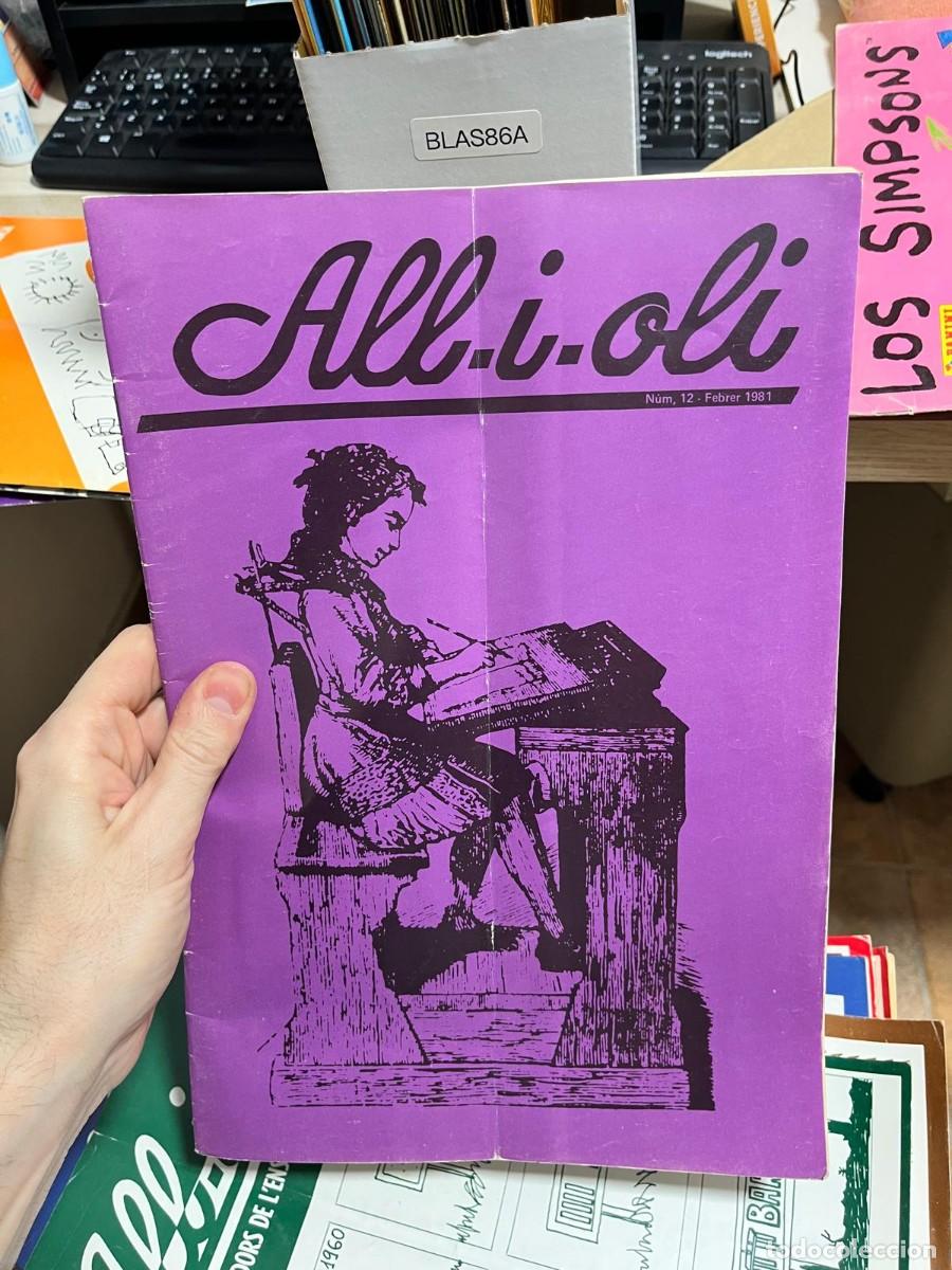 Coleccionismo de Revistas y Peri&oacute;dicos: BLAS86A &ndash; All-i-oli, n&uacute;m. 12, febrero 1981. Revista pedag&oacute;gica valenciana.