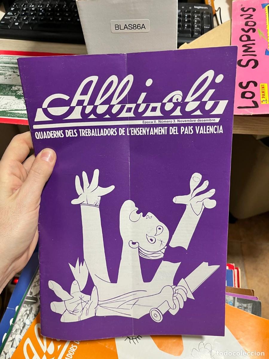 Coleccionismo de Revistas y Peri&oacute;dicos: BLAS86A &ndash; All-i-oli, &Eacute;poca II, n&uacute;m. 3, noviembre-diciembre. Revista pedag&oacute;gica valenciana.