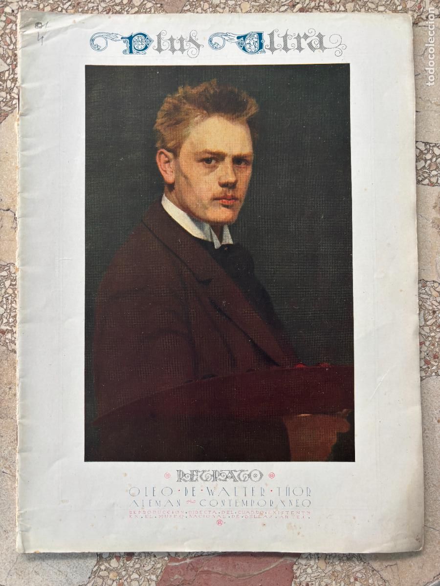 Coleccionismo de Revistas y Peri&oacute;dicos: PLUS ULTRA N&ordm; MAYO 1925. OLEO DE WALTER THOR ALEMAN COMNTEMPOR&Aacute;NEO. MARIA ADELA VEDOYA GREEN.
