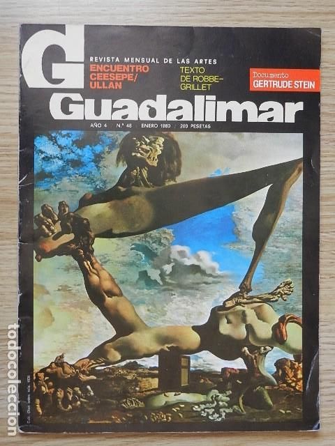 Coleccionismo de Revistas y Peri&oacute;dicos: GUADALIMAR A&Ntilde;O 4 N&ordm; 48 Dossier 43 Salvador Dal&iacute; ARTES CEESEPE ULLAN ROBBEGRILLET