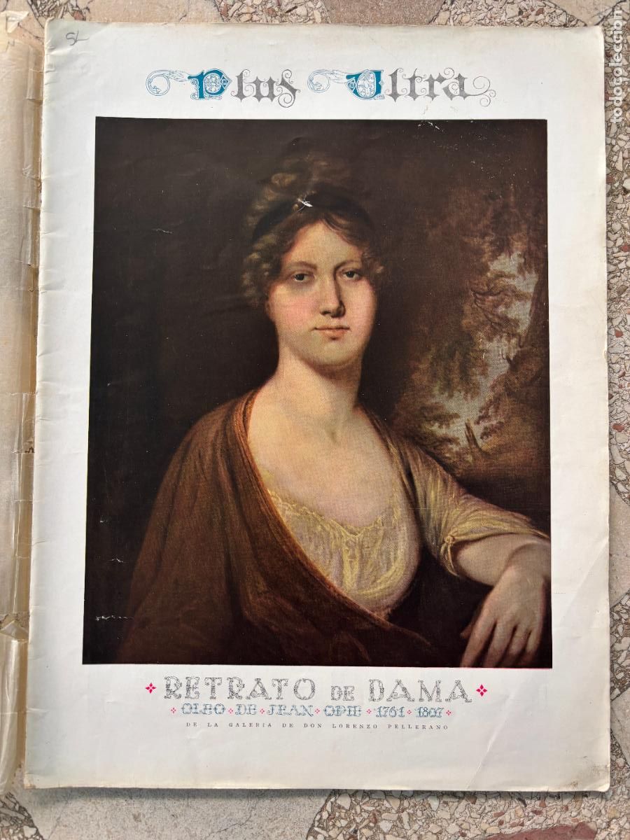 Coleccionismo de Revistas y Peri&oacute;dicos: PLUS ULTRA N&ordm; ENERO 1930. RETRATO DE DAMA DE JUAN OPIE. CEREMONIA NUPCIAL EN LA CAPILLA PAOLINA.