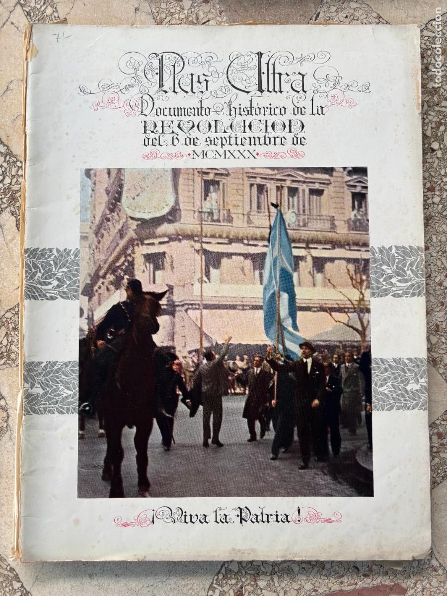 Coleccionismo de Revistas y Peri&oacute;dicos: PLUS ULTRA N&ordm; OCTUBRE 1930. REVOLUCI&Oacute;N DE SEPTIEMBRE ARGENTINA. GENERAL URIBURU.