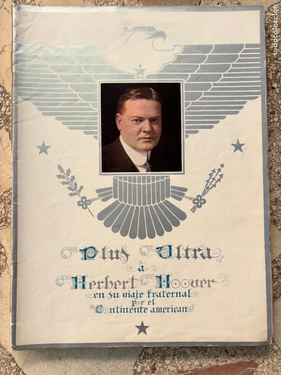 Coleccionismo de Revistas y Peri&oacute;dicos: PLUS ULTRA N&ordm; ENERO 1929. HERBERT HOOVER. GENERAL PERSHING. CENTRAL PARK NEW YORK.