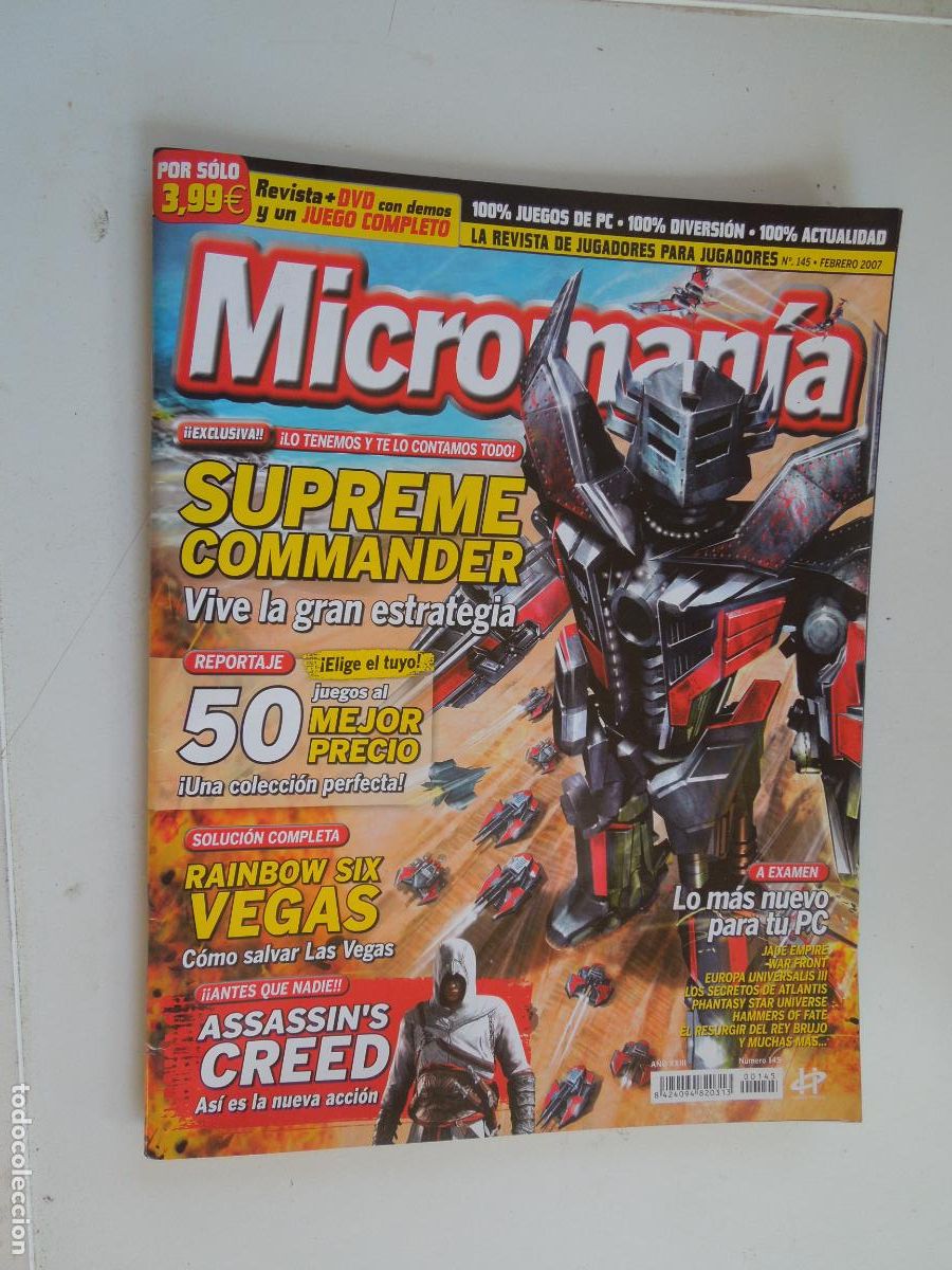 Coleccionismo de Revistas y Peri&oacute;dicos: MICROMANIA REVISTA N&ordm; 145- III EPOCA- FEBRERO -2007 - SUPREME COMMADER