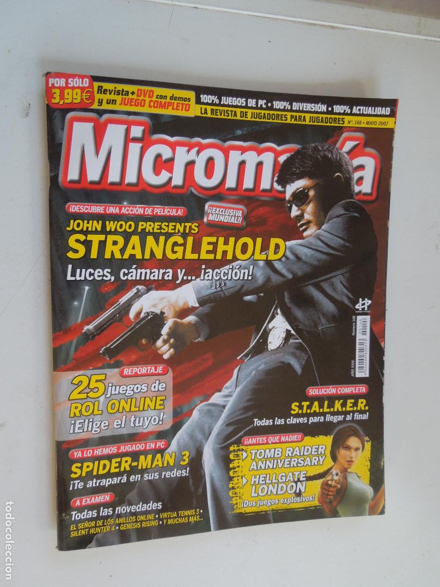 Coleccionismo de Revistas y Peri&oacute;dicos: MICROMANIA REVISTA N&ordm; 148- III EPOCA- MAYO -2007 - Stranglehold