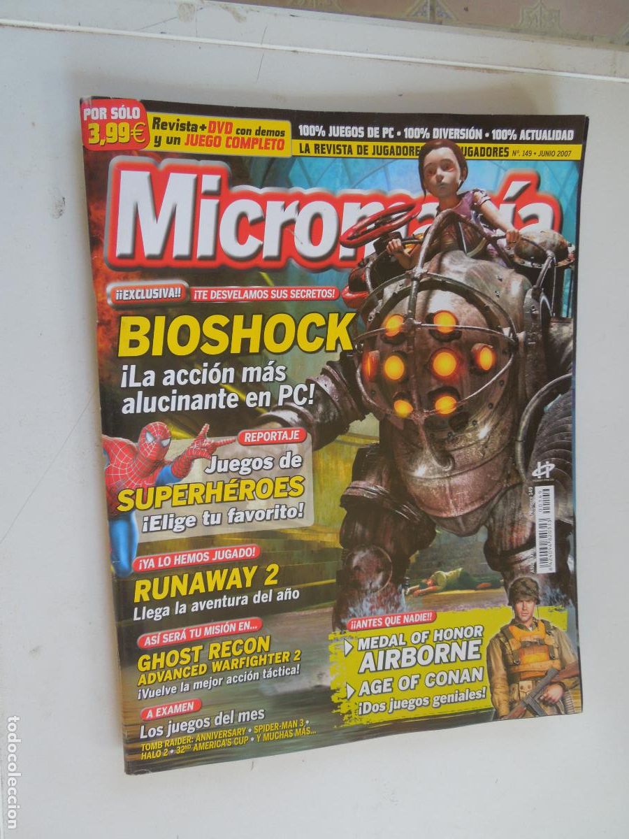 Coleccionismo de Revistas y Peri&oacute;dicos: MICROMANIA REVISTA N&ordm; 149- III EPOCA- JUNIO -2007- BIOSHOCK -