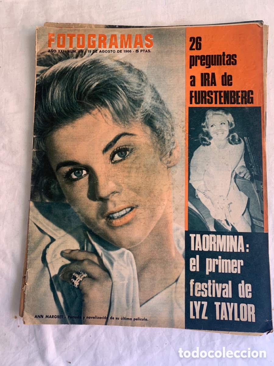 Coleccionismo de Revistas y Peri&oacute;dicos: Lote de revistas antiguas Fotogramas 1966