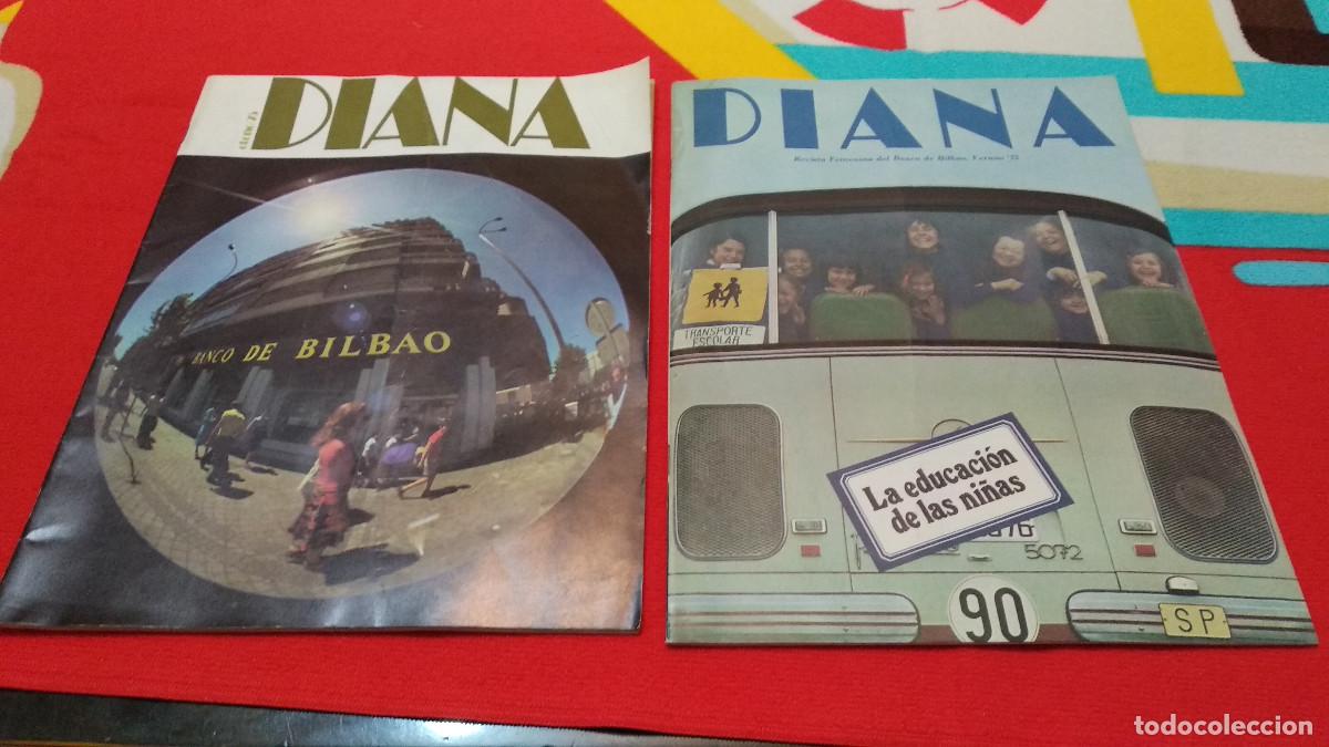 Coleccionismo de Revistas y Peri&oacute;dicos: LOTE REVISTAS DIANA REVISTA FEMENINA DEL BANCO BILBAO / VERANO Y OTO&Ntilde;O 1975