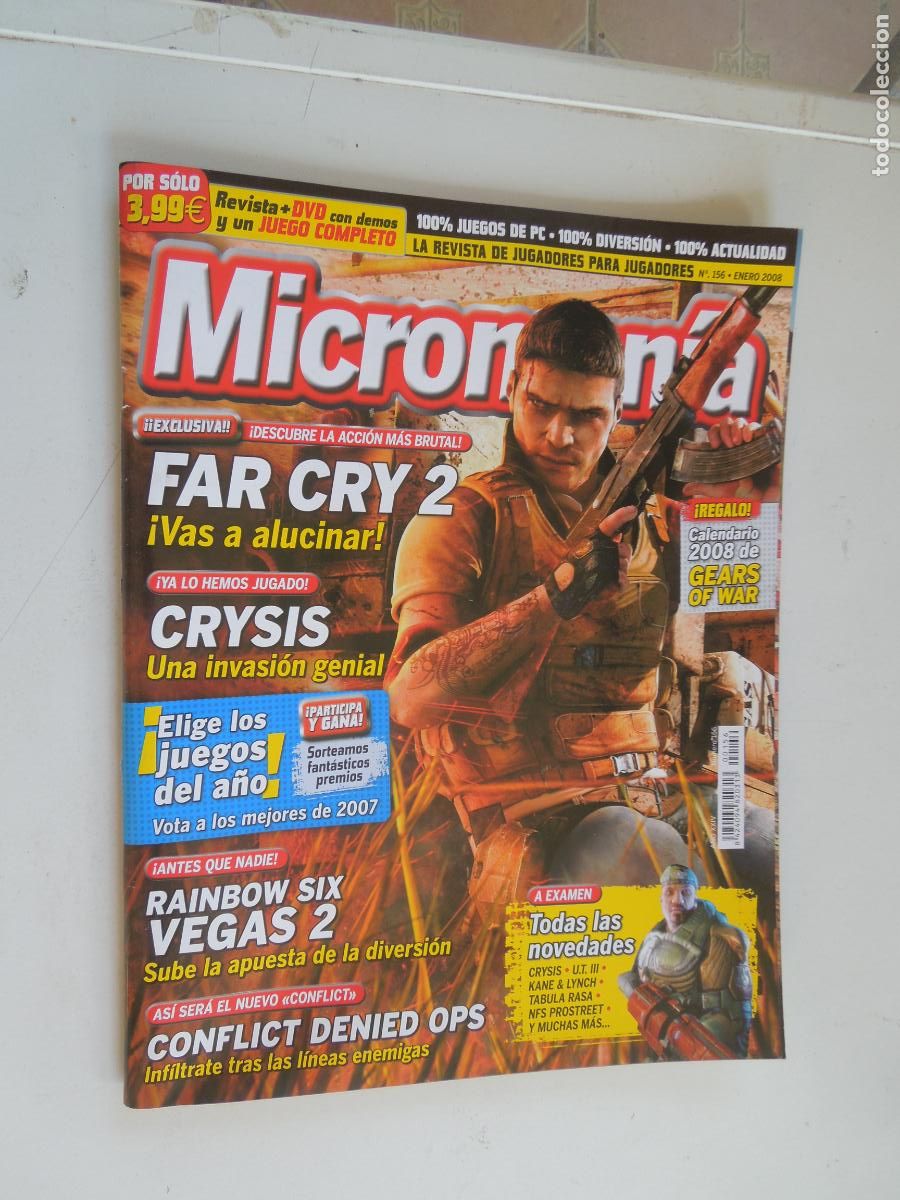 Coleccionismo de Revistas y Peri&oacute;dicos: MICROMANIA REVISTA N&ordm; 154- III EPOCA- NOVIEMBRE-2007- SPARTA - MEDAL OF HONOR AIRBONE