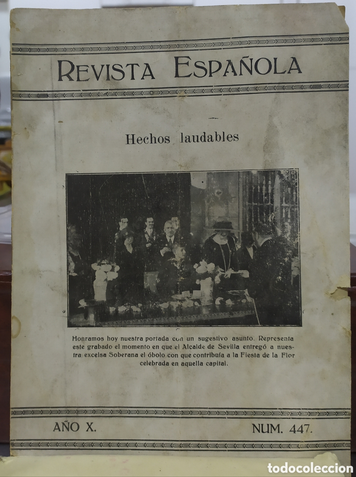 Coleccionismo de Revistas y Peri&oacute;dicos: Mor&oacute;n de la Frontera: Revista Espa&ntilde;ola a&ntilde;o 1923