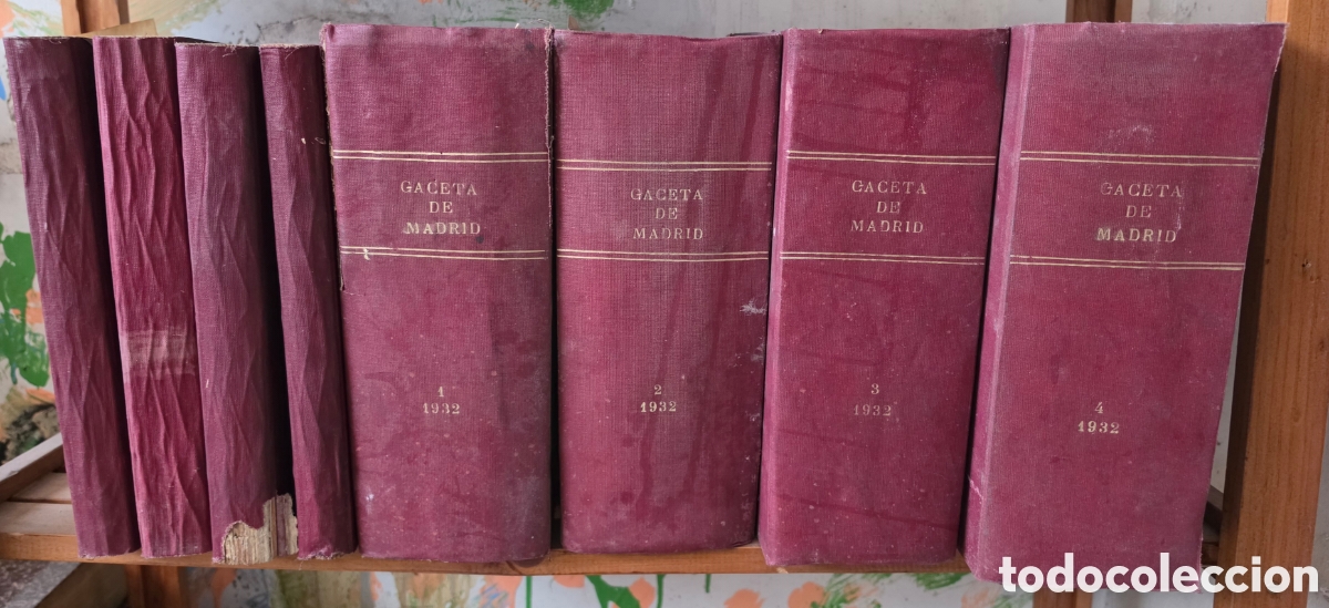 Coleccionismo de Revistas y Peri&oacute;dicos: GACETA DE MADRID. A&Ntilde;O 1932. COMPLETO CON ANEXOS. IMPRENTA SUCESORES DE RIVADENEIRA.