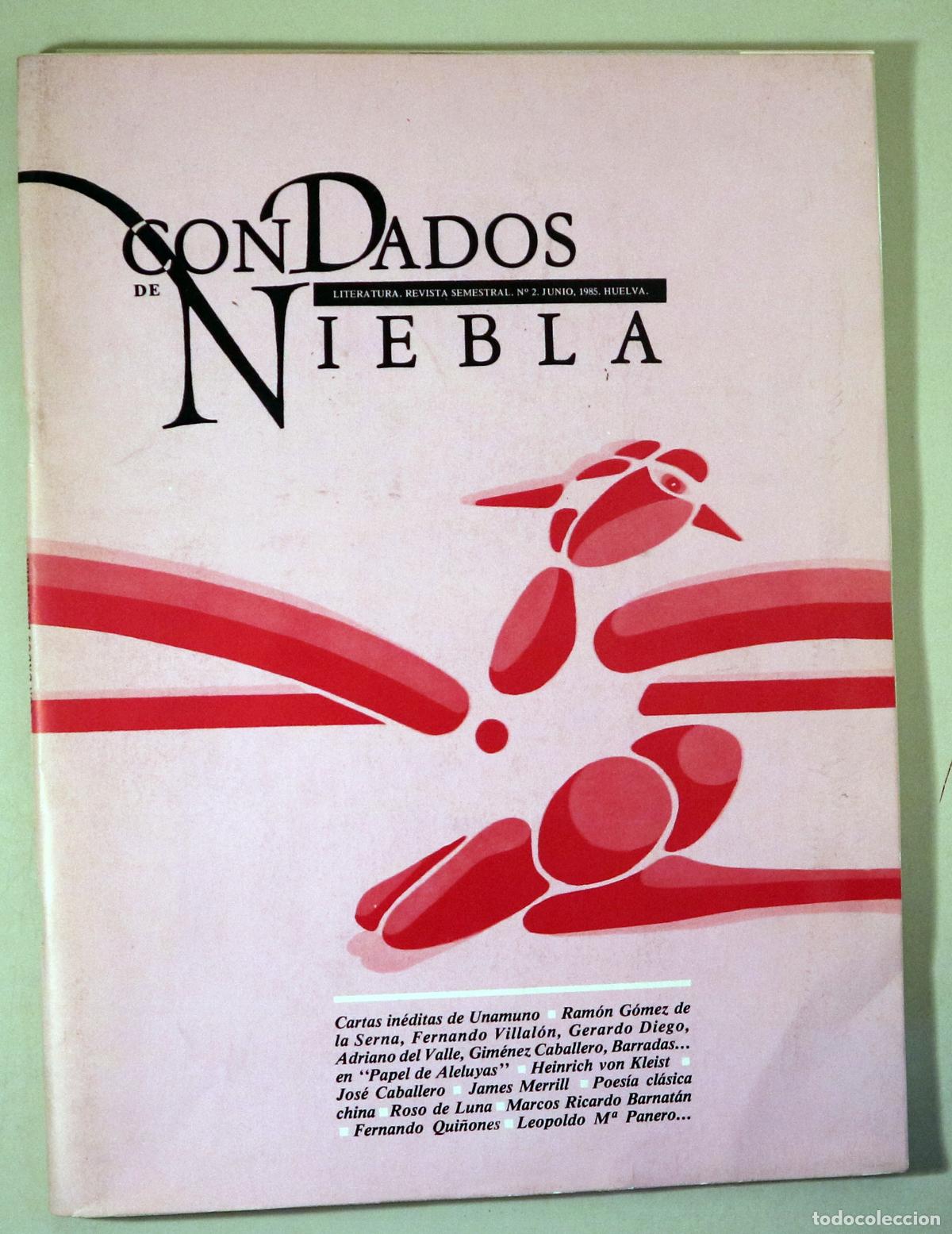 Collezionismo di Riviste e Giornali: (Unamuno, Miguel de - G&oacute;mez de la Serna, Ramon) - CONDADOS DE NIEBLA N&ordm; 2 - Huelva 1985 - Ilustrado