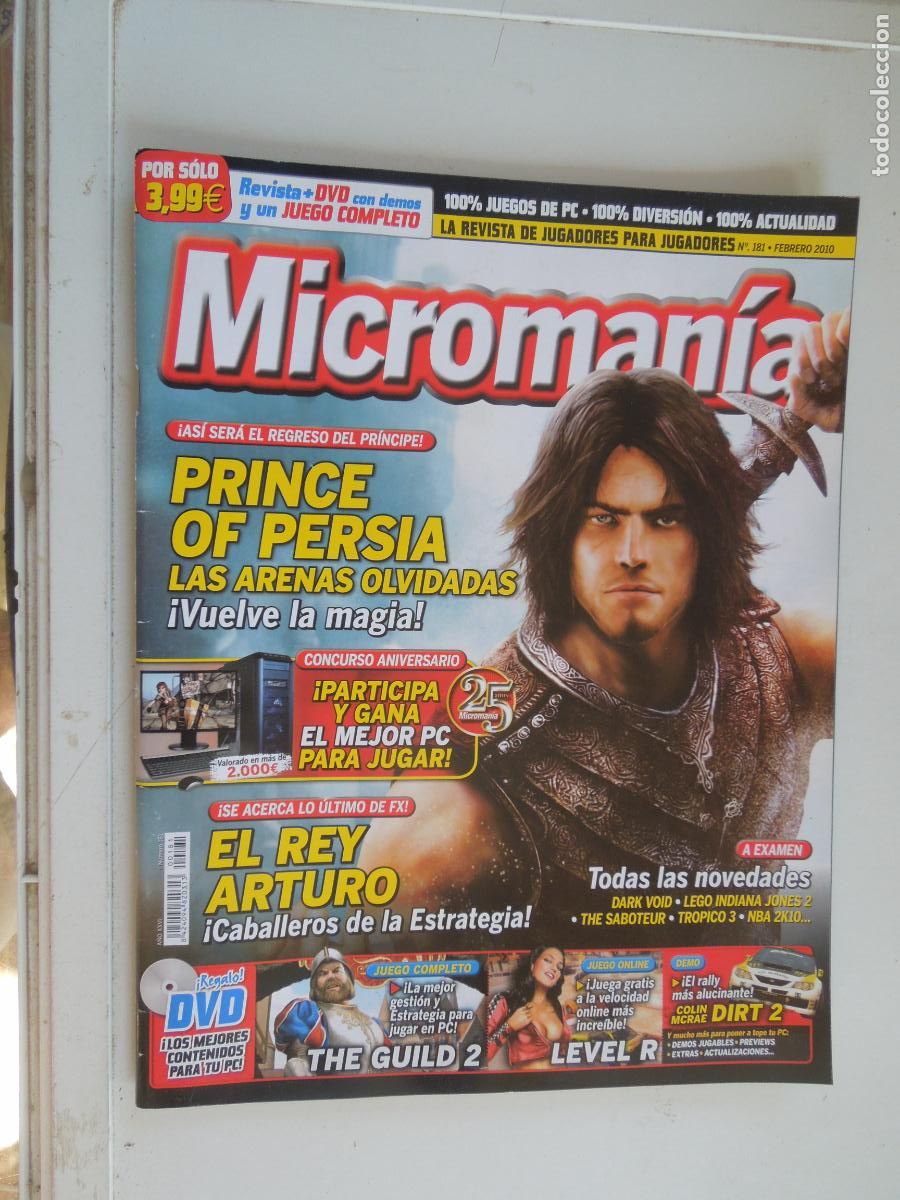 Coleccionismo de Revistas y Peri&oacute;dicos: MICROMANIA REVISTA N&ordm; 181- III EPOCA- FEBRERO 2010- PRINCE OF PERSIA