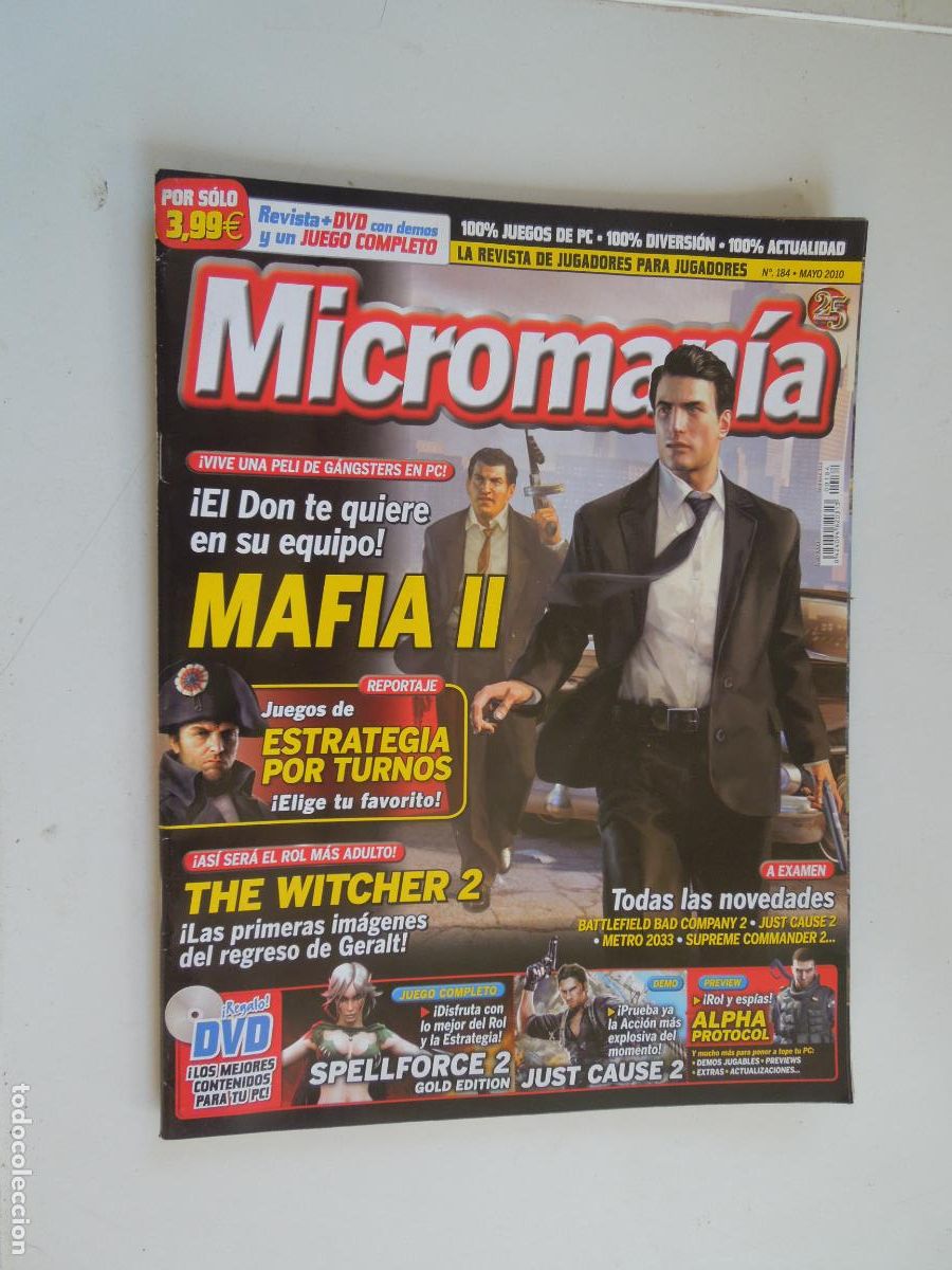 Coleccionismo de Revistas y Peri&oacute;dicos: MICROMANIA REVISTA N&ordm; 184- III EPOCA- MAYO 2010- MAFIA II