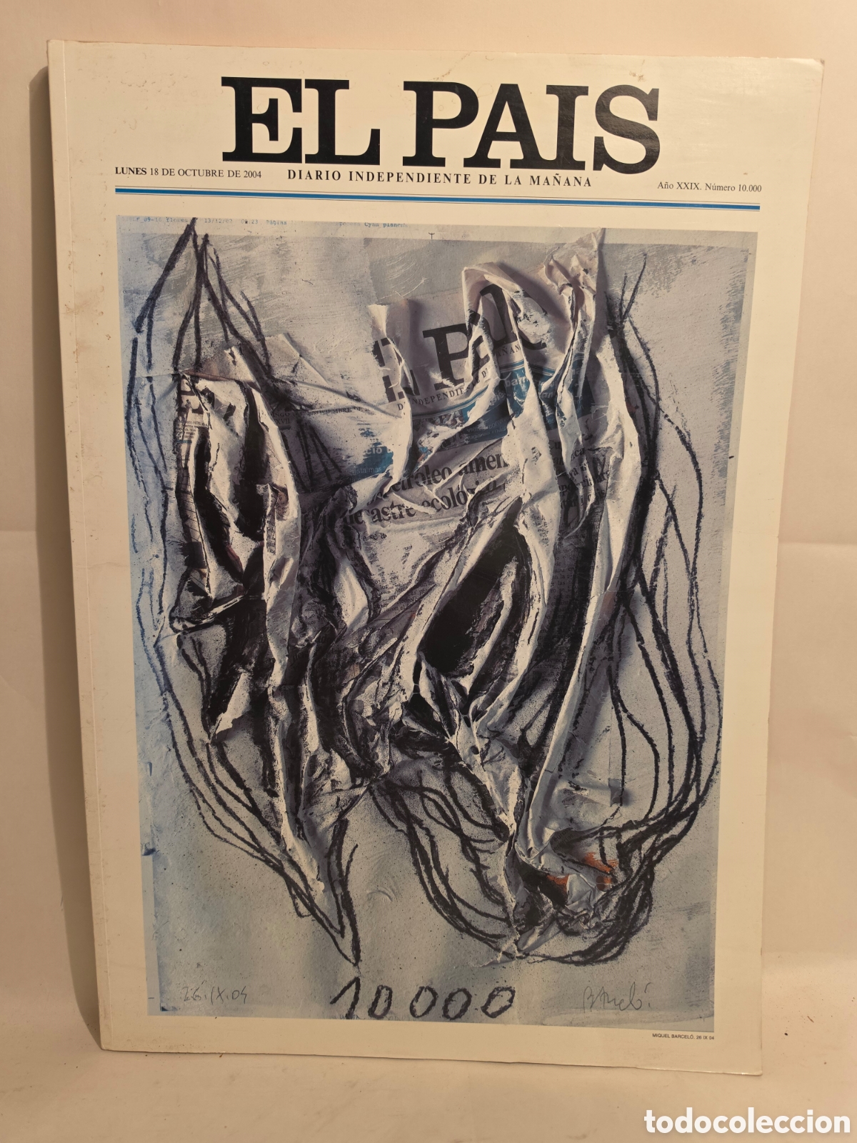 Coleccionismo de Revistas y Peri&oacute;dicos: EL PAIS 10.000. DIARIO INDEPENDIENTE DE LA MA&Ntilde;ANA. 2004.