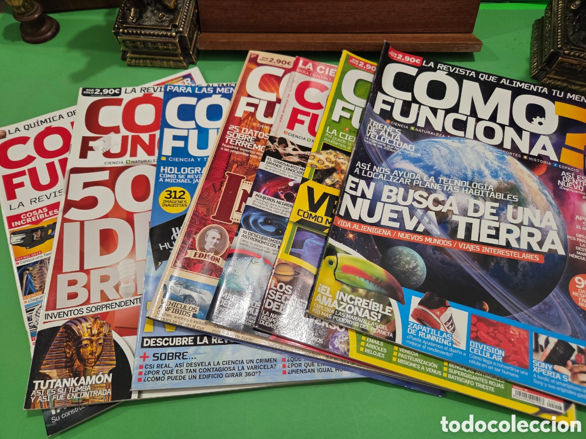 Coleccionismo de Revistas y Peri&oacute;dicos: LOTE DE 7 REVISTAS...&rdquo;&rdquo;C&Oacute;MO FUNCIONA&rdquo;&rdquo;.....