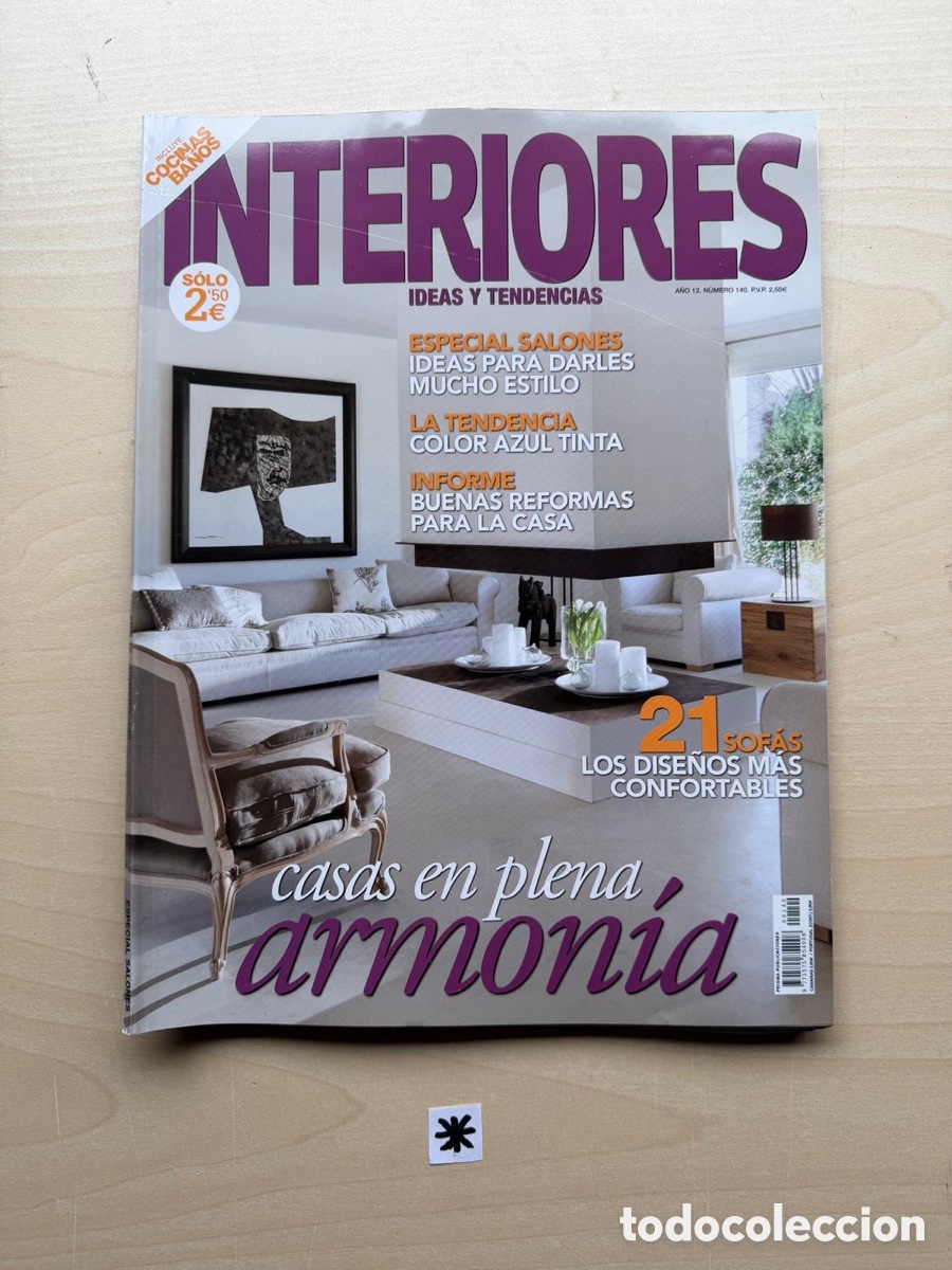 Coleccionismo de Revistas y Peri&oacute;dicos: Revista interiores ideas y tendencias