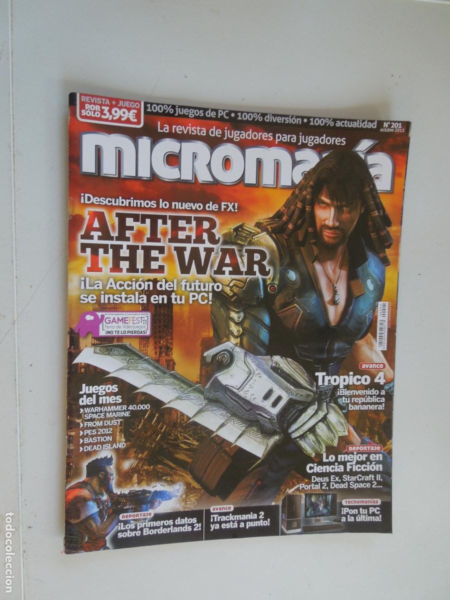 Coleccionismo de Revistas y Peri&oacute;dicos: MICROMANIA REVISTA N&ordm; 201- III EPOCA- OCTUBRE 2011- After the War
