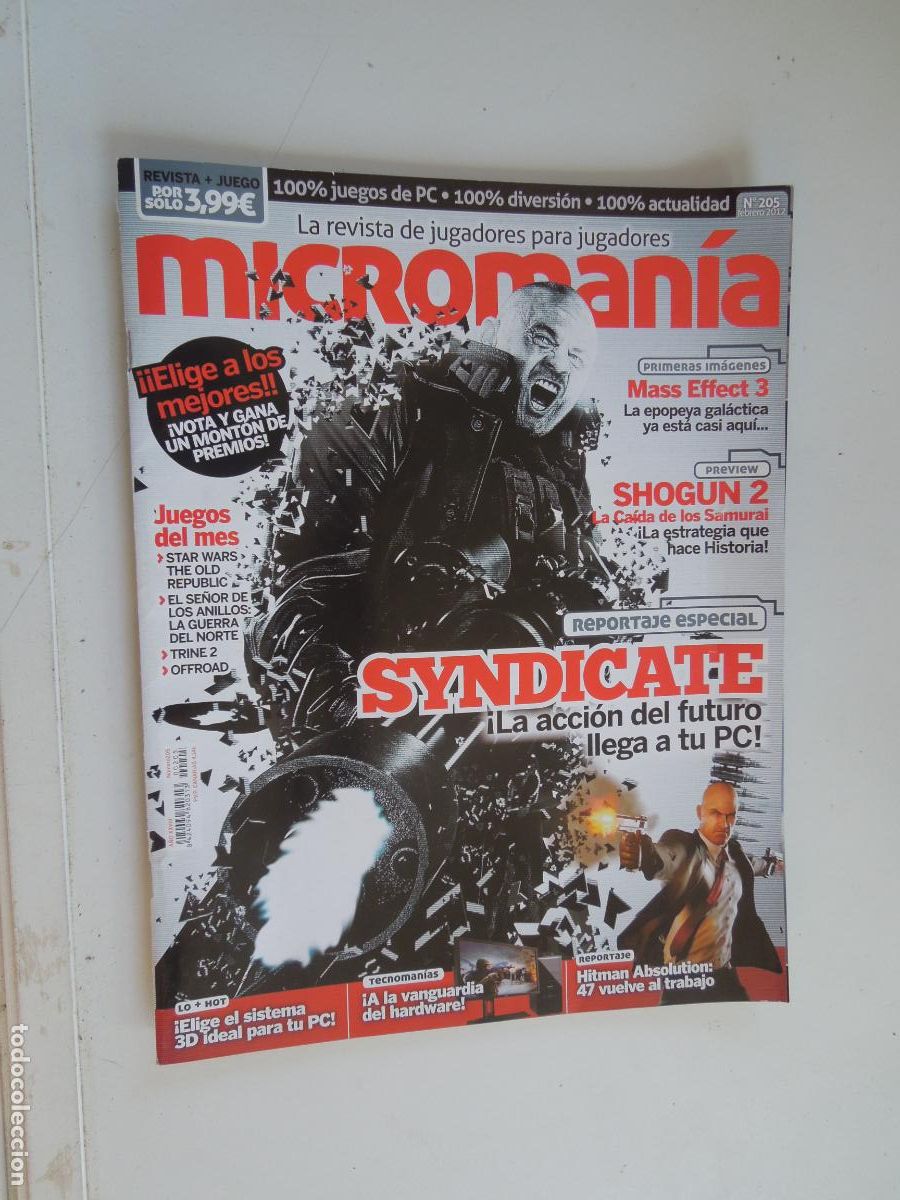 Coleccionismo de Revistas y Peri&oacute;dicos: MICROMANIA REVISTA N&ordm; 205- III EPOCA- FEBRERO 2012 - SYNDICATE