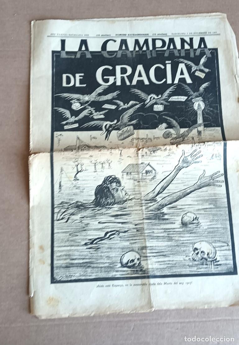 Coleccionismo de Revistas y Peri&oacute;dicos: LA CAMPANA DE GRACIA Barcelona 2 de noviembre de 1907 - n&uacute;mero extraordinario