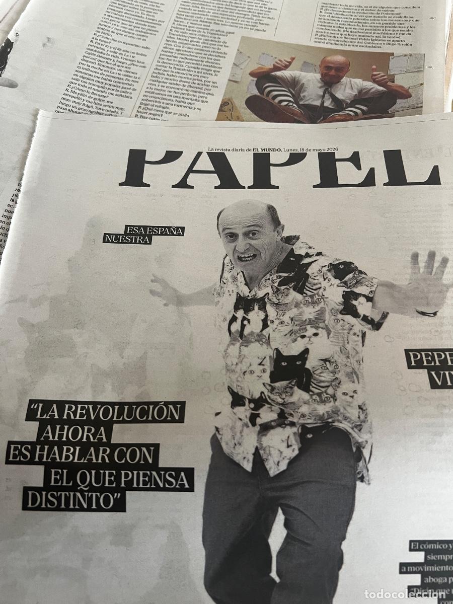 Coleccionismo de Revistas y Peri&oacute;dicos: Art&iacute;culo EL MUNDO sobre PEPE VIYUELA. C&oacute;mico y actor