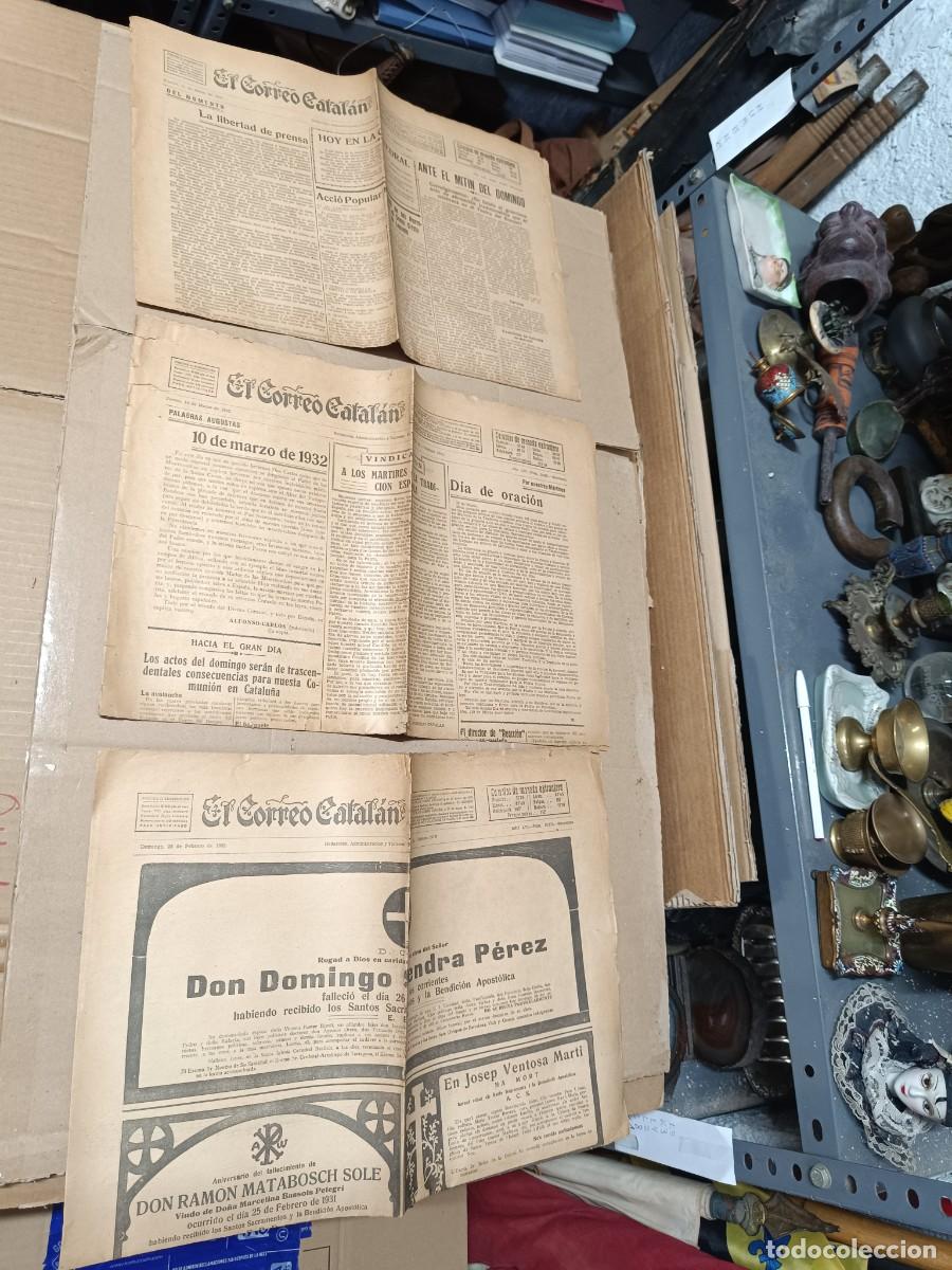 Coleccionismo de Revistas y Peri&oacute;dicos: LOTE DE 3 ANTIGUOS DIARIOS DE 1932, EL CORREO CATALAN -P13