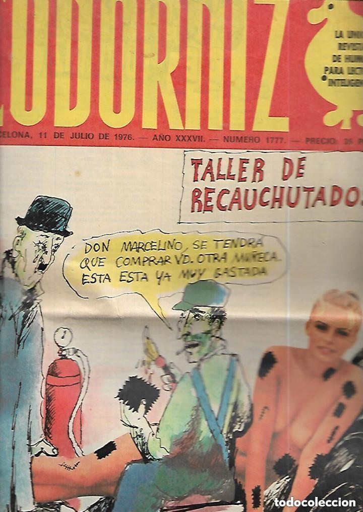 Coleccionismo de Revistas y Peri&oacute;dicos: LA CODORNIZ - N 1777 --- 11-7-1976 -- REVISTA -leer detalles