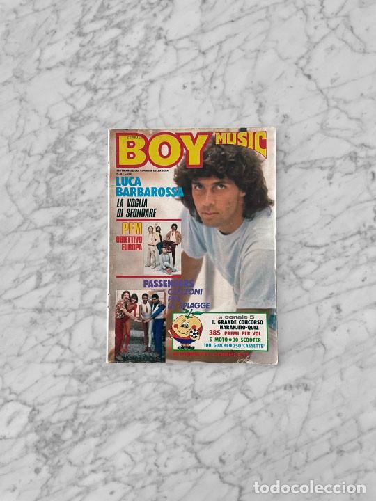 Colecionismo de Revistas e Jornais: BOY MUSIC - 1982 - LUCA BARBAROSSA, PASSENGERS, ATELIER FOLIE, JOAN JETT, PFM, PAUL WELLER, PLATINI