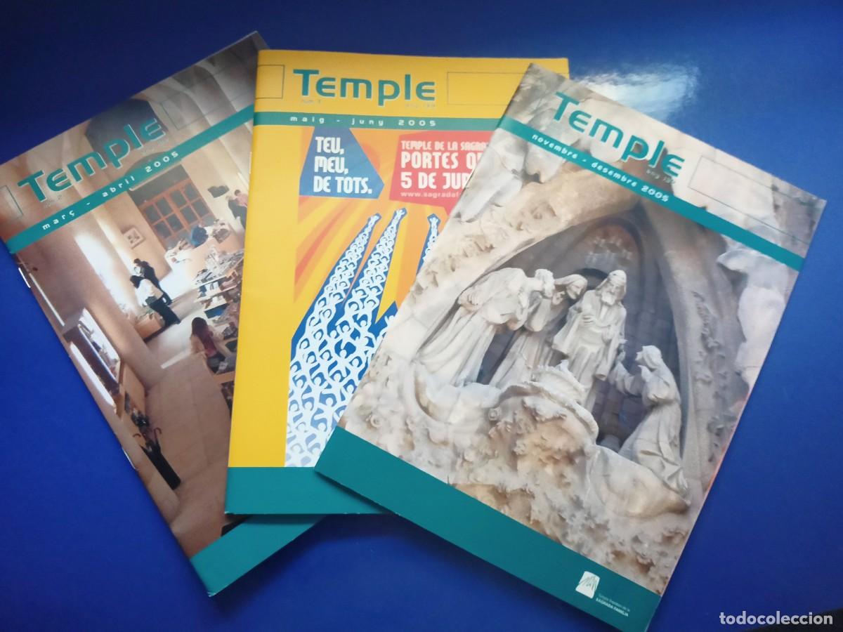 Coleccionismo de Revistas y Peri&oacute;dicos: 3 REVISTES &rdquo;TEMPLE&rdquo; D'OBRA DE GAUDI N. 139 DE 2005