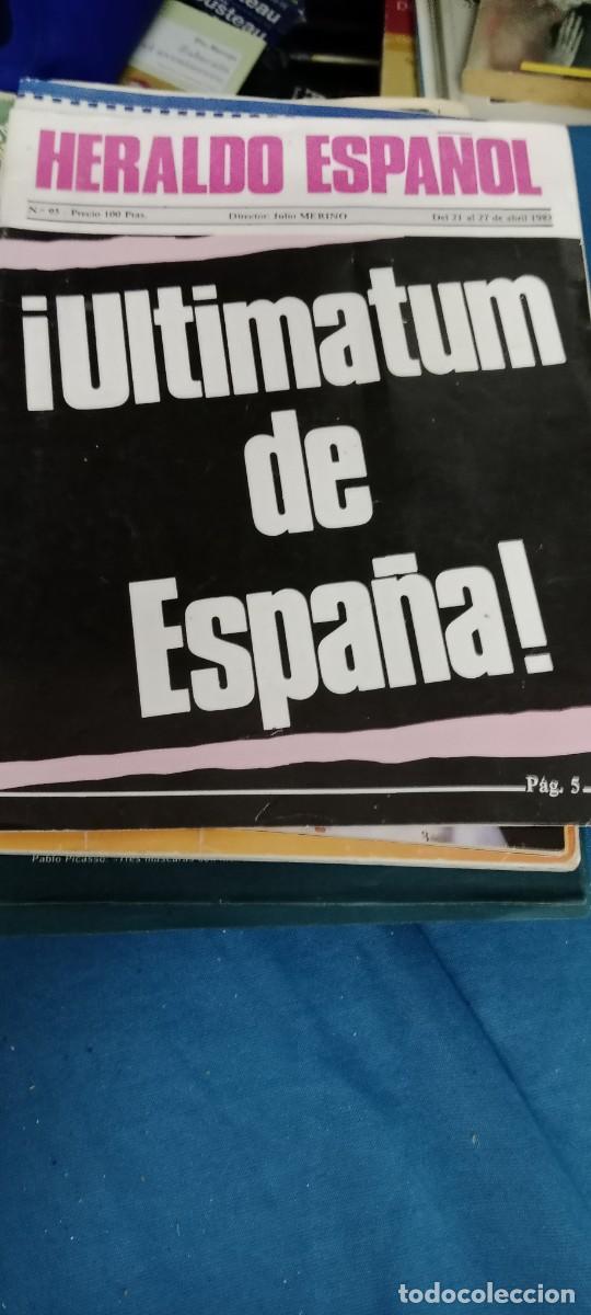 Coleccionismo de Revistas y Peri&oacute;dicos: HERALDO ESPA&Ntilde;OL -- N&ordm; 95 -- ABRIL 1982 -- ULTIMATUM DE ESPA&Ntilde;A -- CU-AL