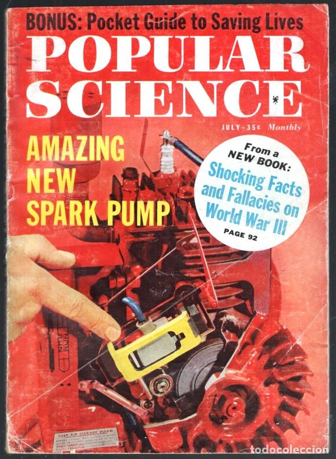 Coleccionismo de Revistas y Peri&oacute;dicos: 1961 JUNIO POPULAR SCIENCE WORLD WAR II SHOCKING FACTS AND FALACIES-THE KENNEDY ROCKER 202 P INGLES