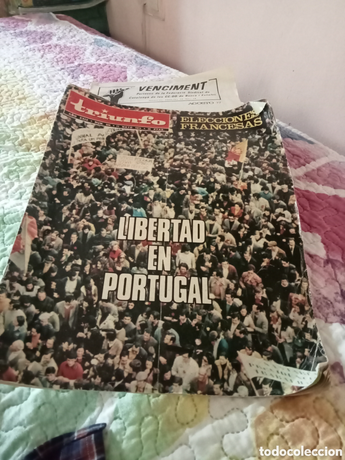 Coleccionismo de Revistas y Peri&oacute;dicos: Triunfo 606 mayo de 1974