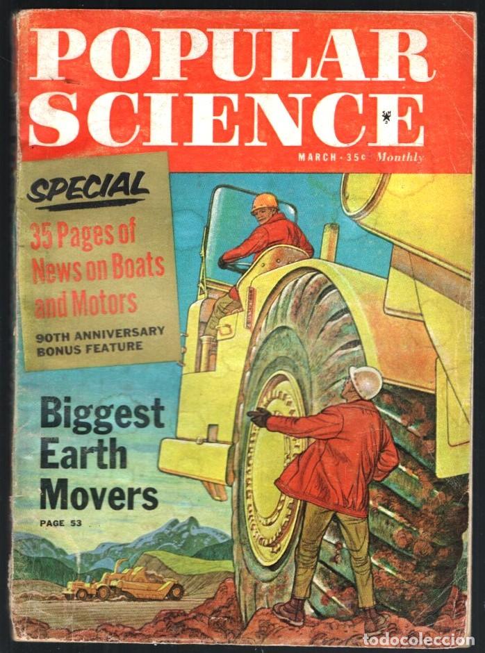 Coleccionismo de Revistas y Peri&oacute;dicos: 1962 MARZO POPULAR SCIENCE U.S. BUILDS UNDERWATER FENCE-10.000 MILES IN A RAMBLER AMERICAN 248 P ING